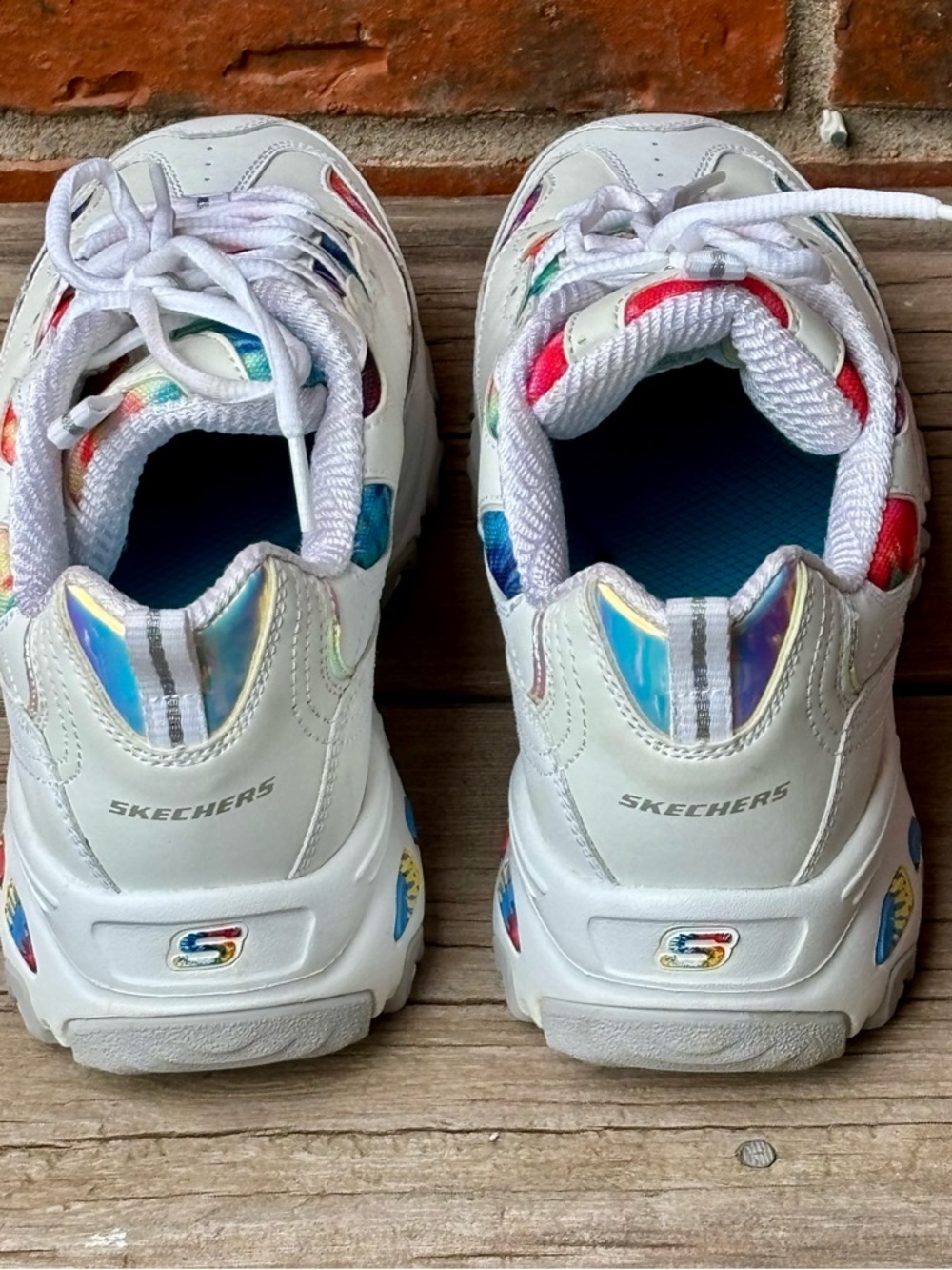 Skechers D'Lites Summer Fiesta Wide Fit Women's Sneakers Sz 9 - Picture 3 of 7